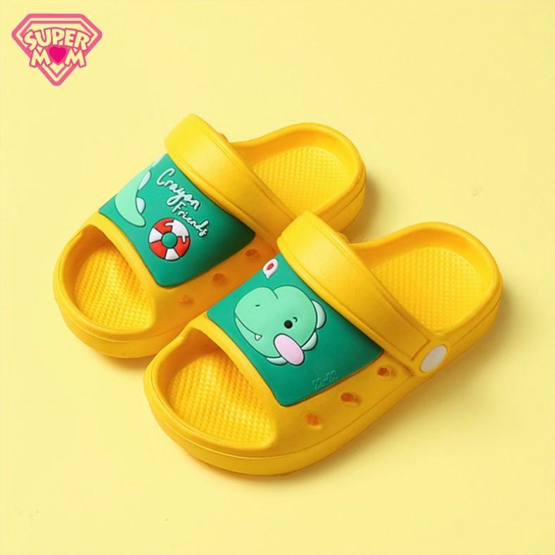 Dép sục hở mũi siêu nhẹ họa tiết hoạt hình dễ thương cho bé - Supermom &amp; Baby