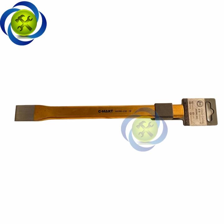 Đục sắt mũi dẹp dài 250mm C-MART A0288-250 mũi ngang 23mm