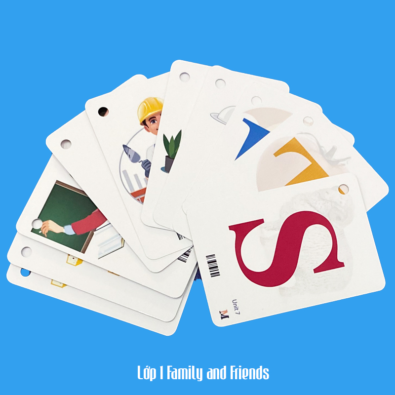 Flashcard Tiếng Anh Family and Friends lớp 1, có phát âm, hình ảnh sinh động