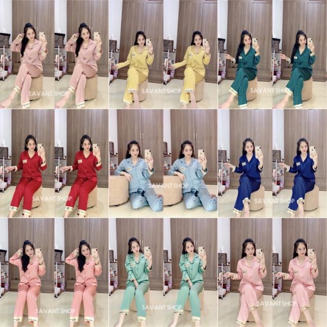 PIJAMA TAY DÀI QUẦN DÀI MẶC NHÀ SANG CHẢNH MẪU MỚI