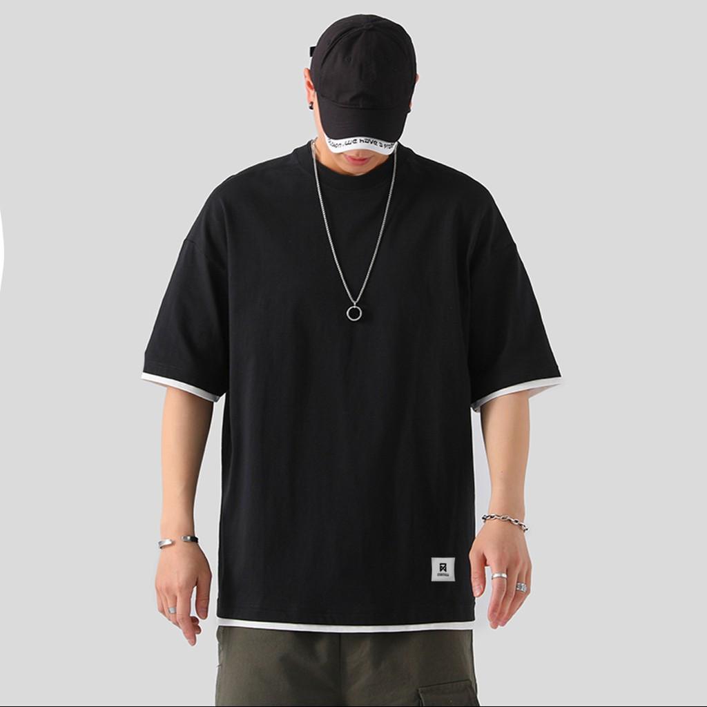 Áo thun trơn PHỐI GẤU Unisex N7 Basic Tee mùa hè Nam Nữ tay lỡ Oversize form rộng đường phố phong cách Hàn Quốc