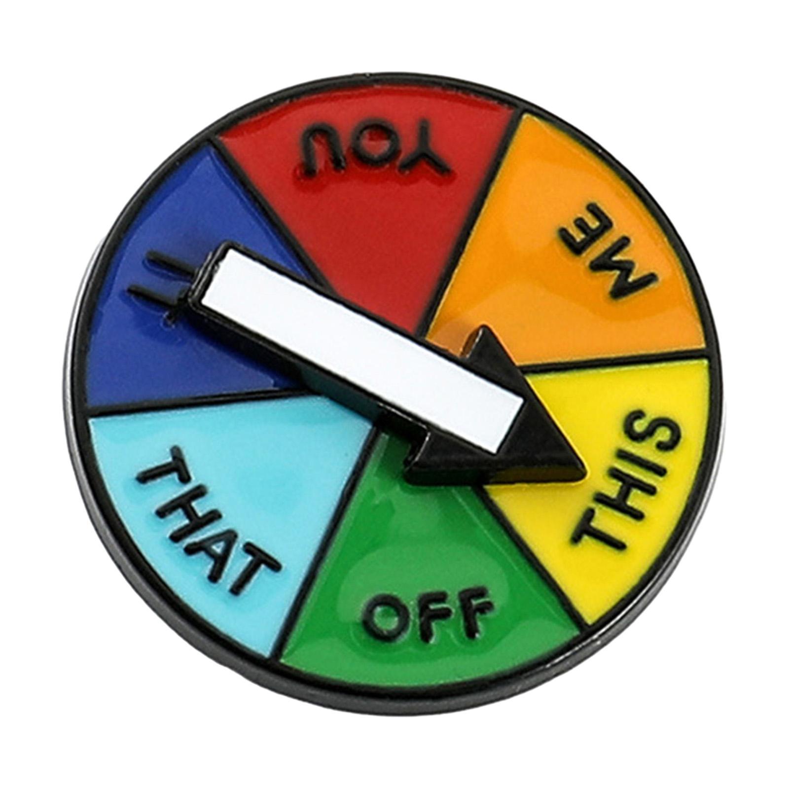 Rotatable Pin Badge Jewelry Fashion Suit Brooch Metal Lapel Brooch Enamel Brooch Pins for Shirt Coat Clothes Accessories