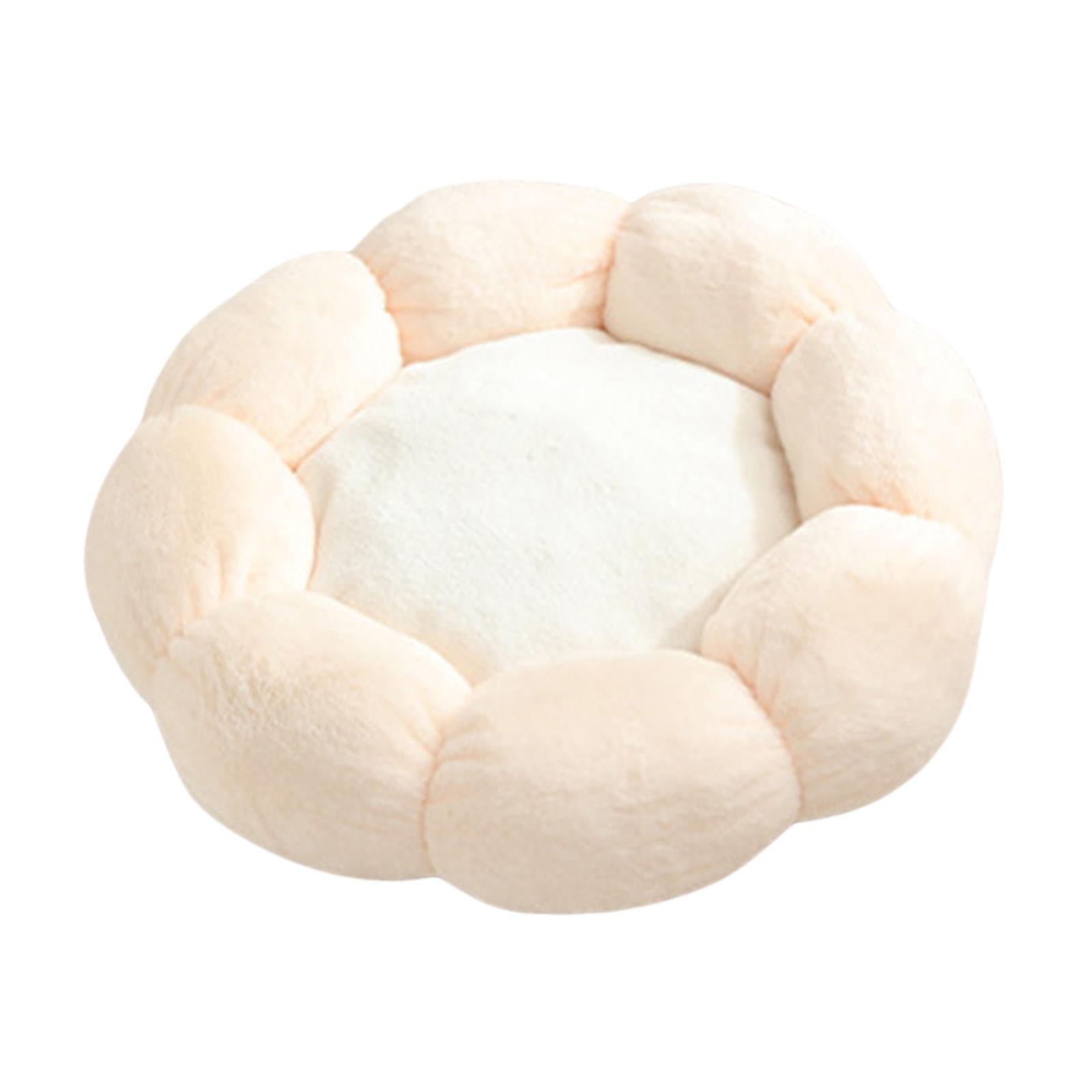 Cat Bed Basket Dog Soft Pets Supplies Light Pink S