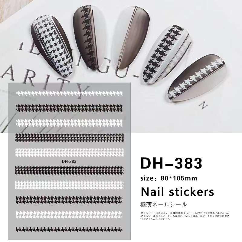 sticker trang trí nail nhé a mã dh383