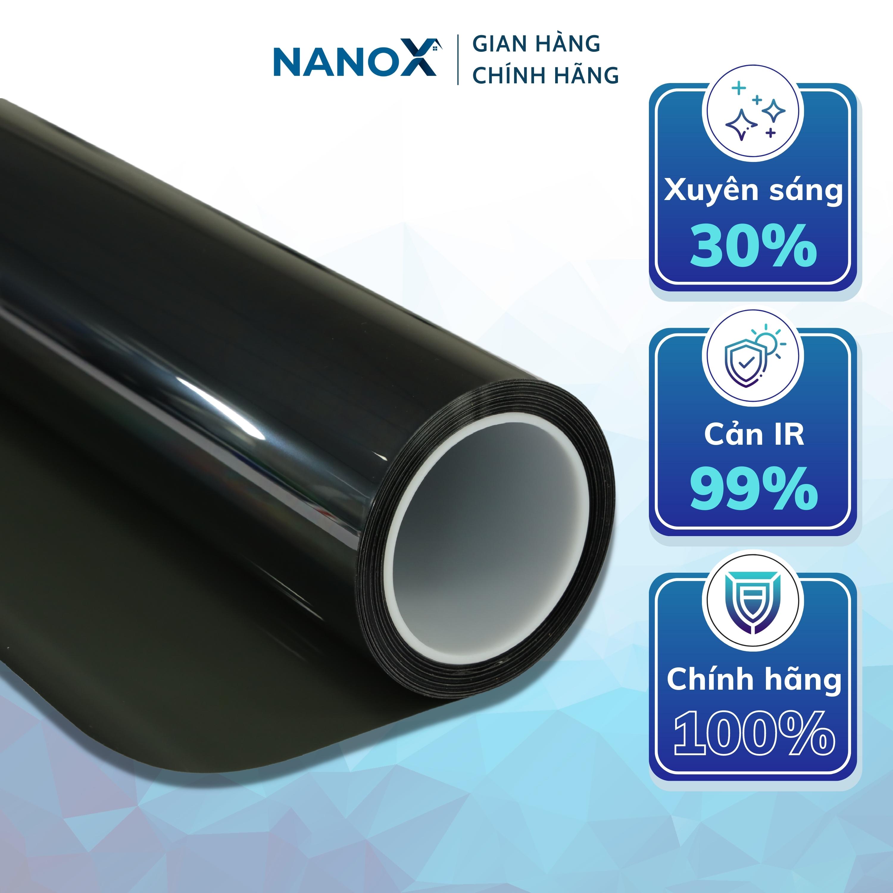 Phim cách nhiệt dán cửa sổ chống nắng nóng &amp; chống UV mạnh mẽ NanoX B30