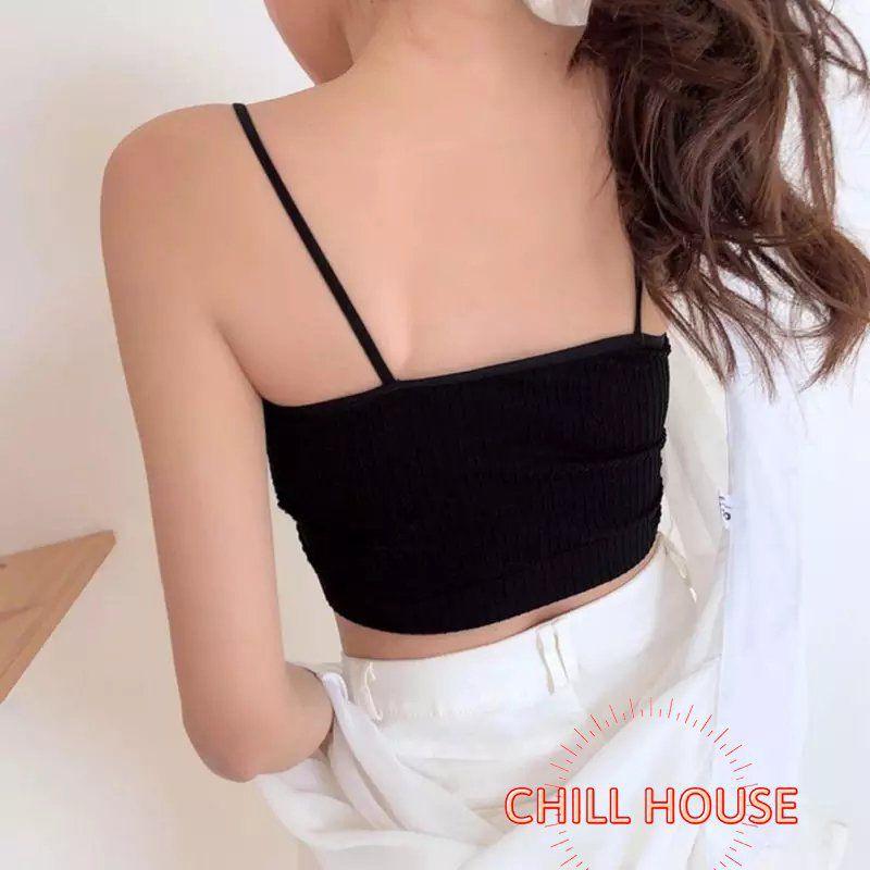 CỰC HOT-Áo Bra 2 dây Thun Tăm mã 809 - CHILLHOUSE