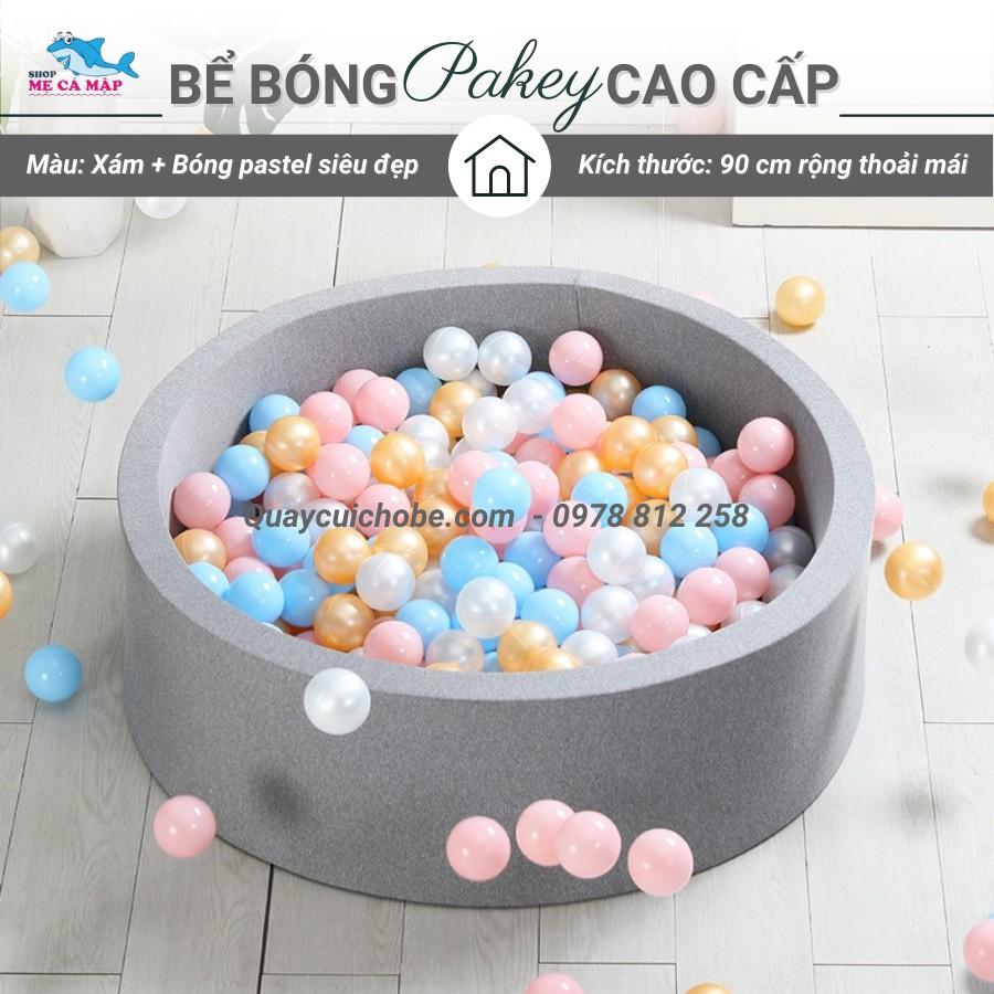 Bể đựng bóng có ĐỆM LÓT DÀY siêu cao cấp, HÀNG CÓ SẴN, bể bóng đệm mút bọc vải êm ái