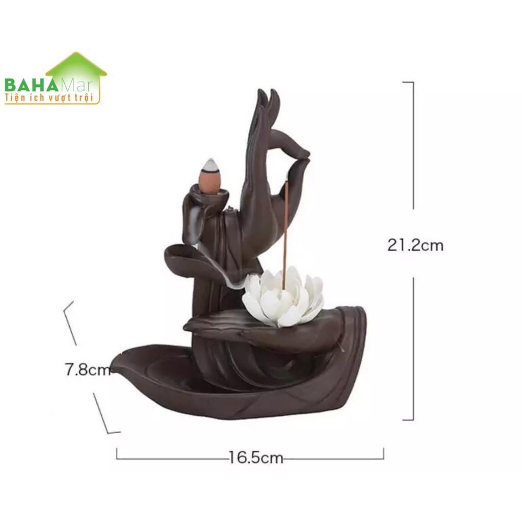 THÁC KHÓI TRẦM HƯƠNG TRÊN BÀN TAY PHẬT "BAHAMAR" Sáng tạo vẻ đẹp với phong cách điêu khắc, thú vị và hấp dẫn