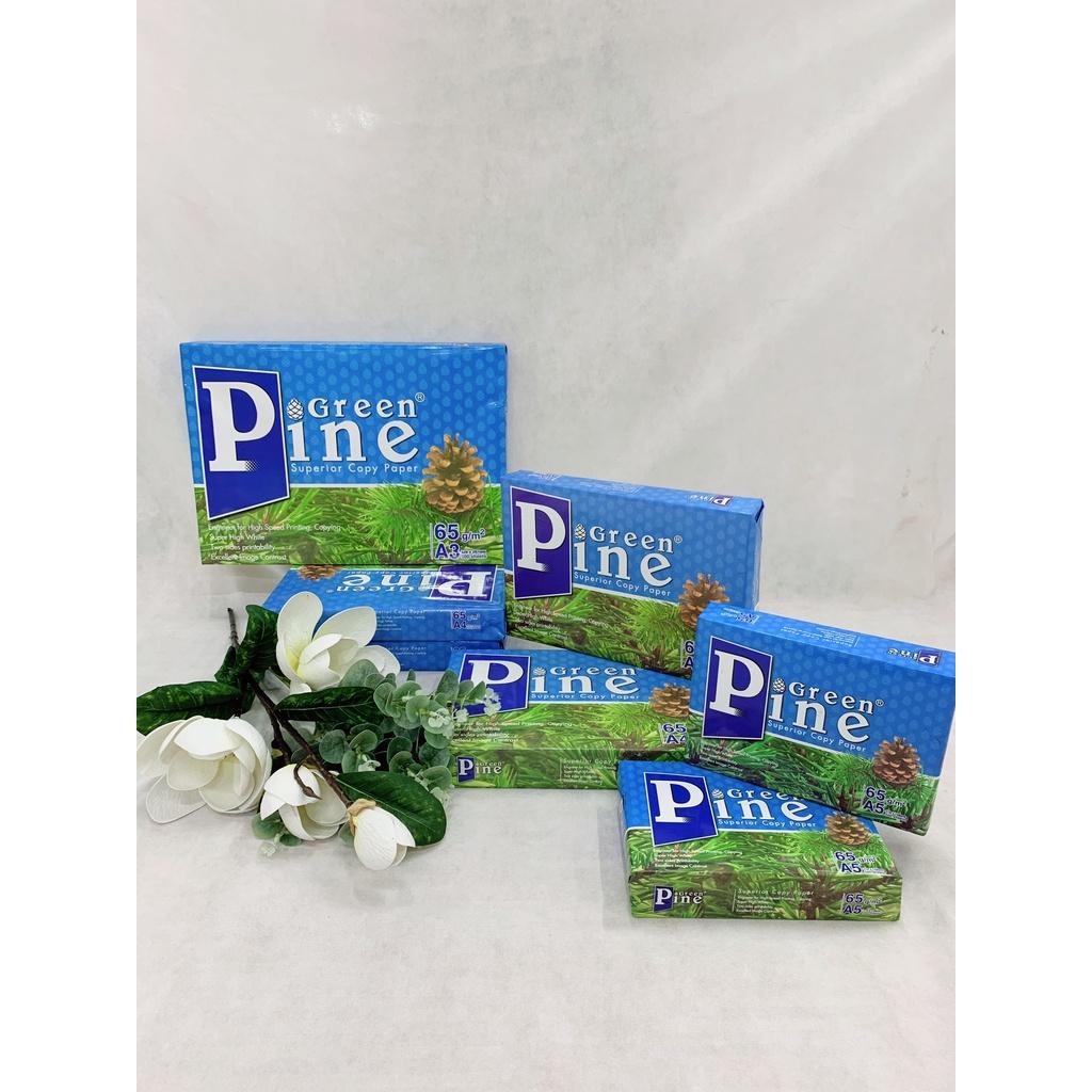 Giấy in, giấy photo Green pine A3, A4, A5 ĐL 65g/m2 ( 500 tờ/1 ram ) - Giấy In Văn Phòng