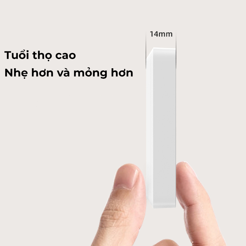 Đồng hồ Xiaomi, nhiệt ẩm kế MIIIW NK5253A có đèn nền - D1457