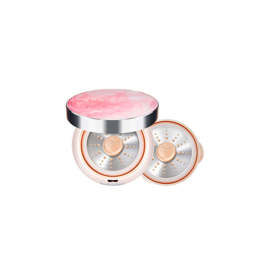 Combo phấn Aprilskin Magic Essence Shower Cushion+[free gif] lõi thay thế