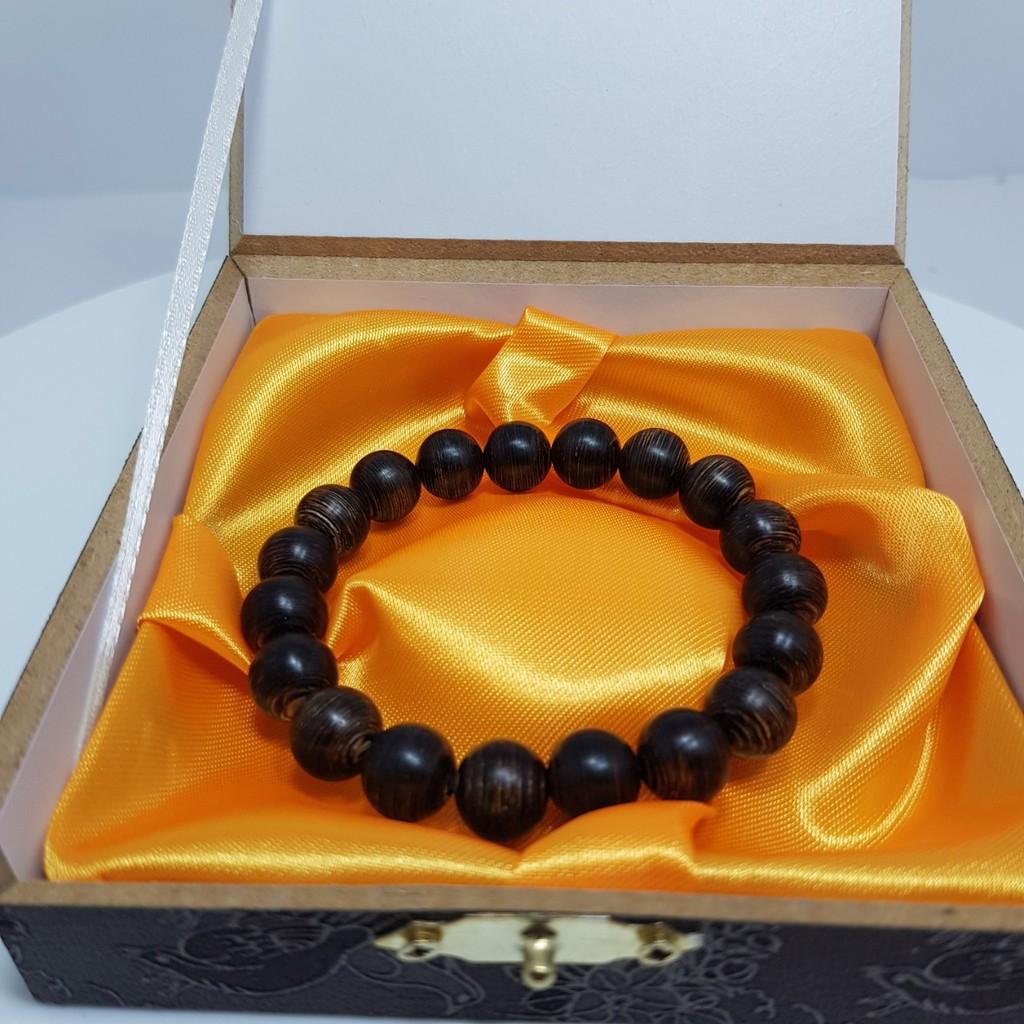 Vòng tay trầm hương️ PHONG THỦY ️ sánh chìm nước hạt tròn 10,12 ly