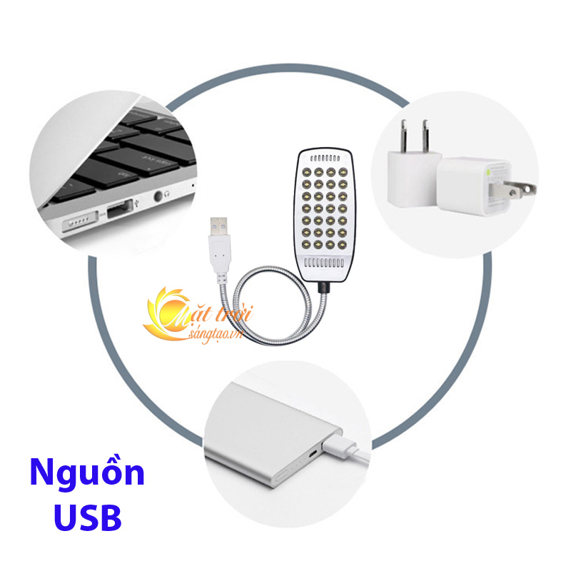 Đèn đọc sách, soi bàn phím laptop cắm USB 28 led