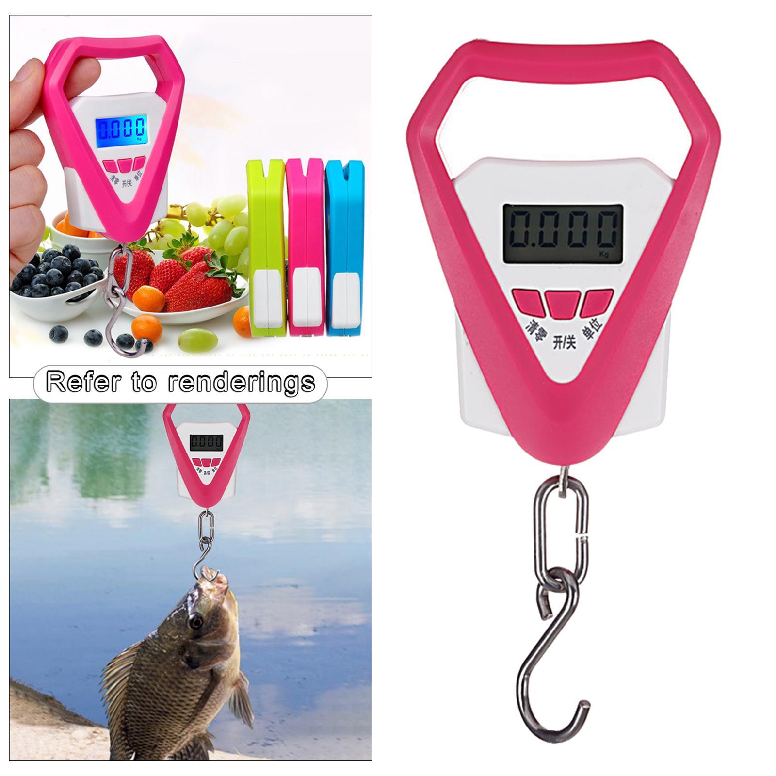 Electronic Hanging Weight Scale with Weight Hook 110lb /50kg for Travel Bag