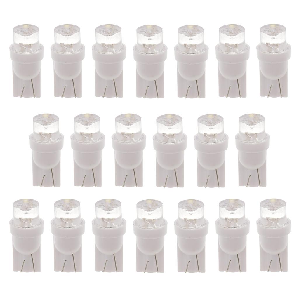 20pcs T10 5050 5SMD Super Bright White LED Car Light Wedge Lamp Bulbs DC12V
