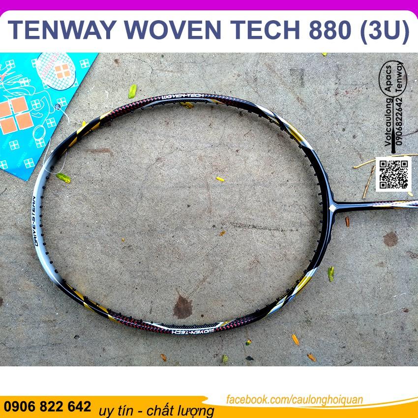 Vợt cầu lông Tenway Woven Tech 880 | Công nghệ đan sợi nano tiên tiến, gia tặng độ bền, trợ lực đập cầu