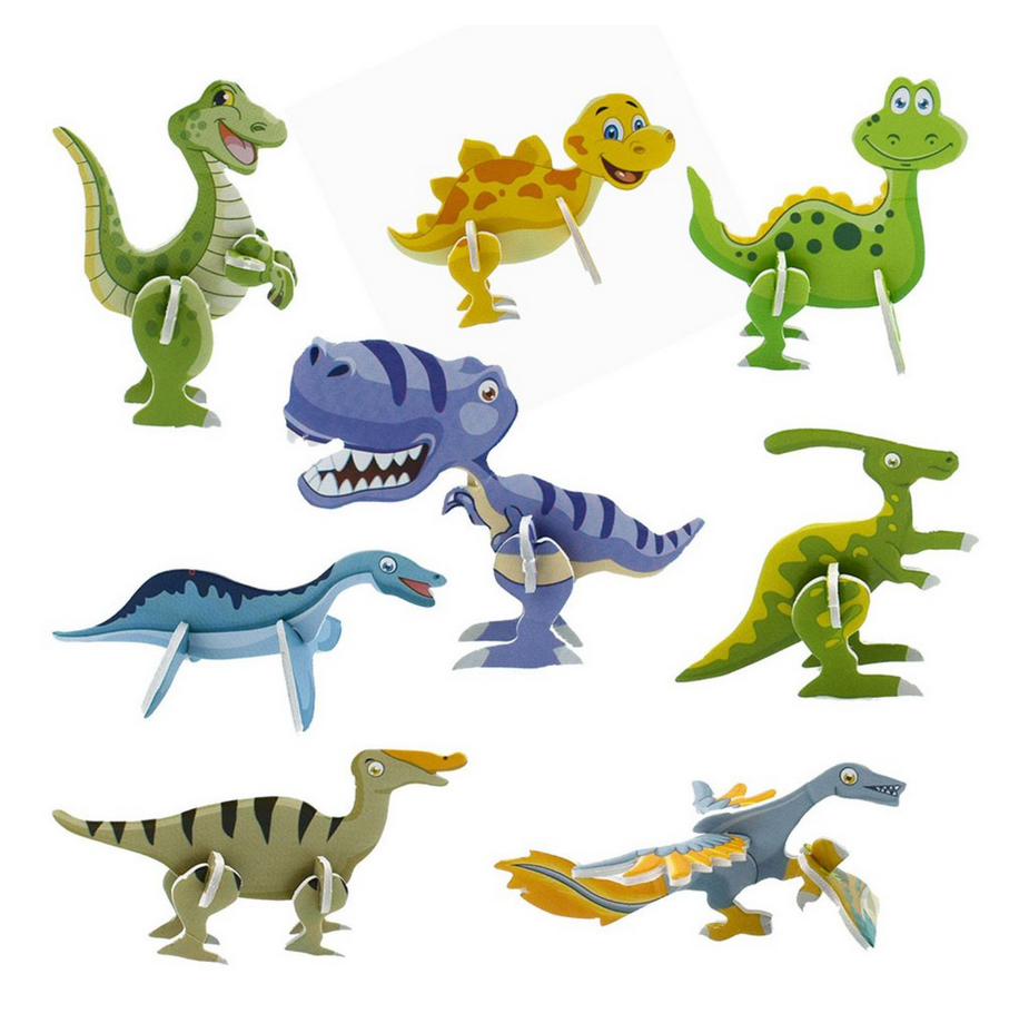 Mô hình khủng long 3D độc đáo - Đồ trang trí, quà tặng cho bé - Giao mẫu ngẫu nhiên