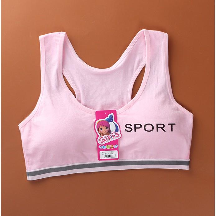 Bra / Áo Lá Học Sinh Mút Mỏng Sport Xuất Hàn Hàng Loại Đẹp.
