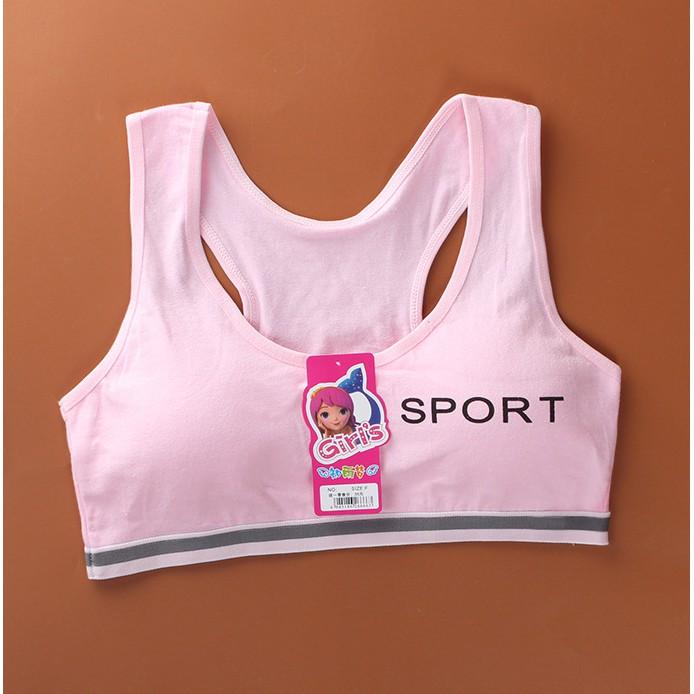 Hình ảnh Bra / Áo Lá Học Sinh Mút Mỏng Sport Xuất Hàn ( AL : 009 ) Hàng Loại Đẹp.