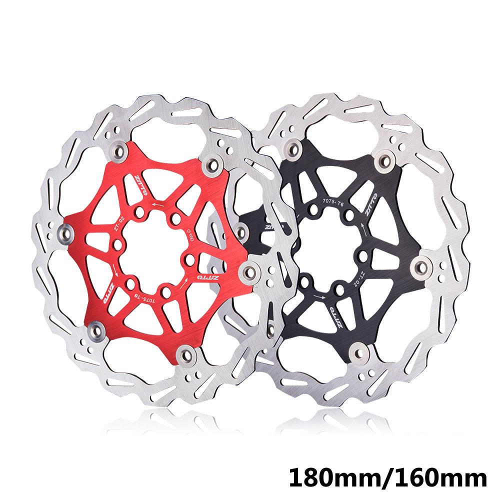 Bánh xe đạp phanh đĩa 180mm/160mm Rotor bằng thép không gỉ