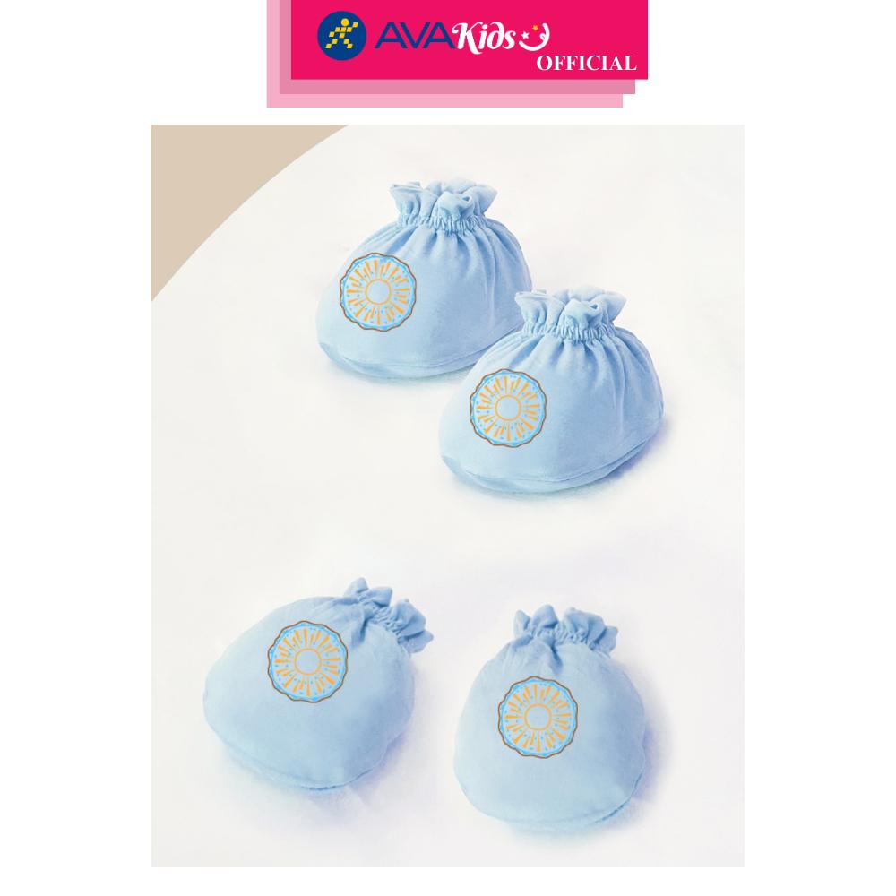 Bộ bao tay, bao chân in trái cây Babymommy - Màu ngẫu nhiên (0 - 3 tháng)