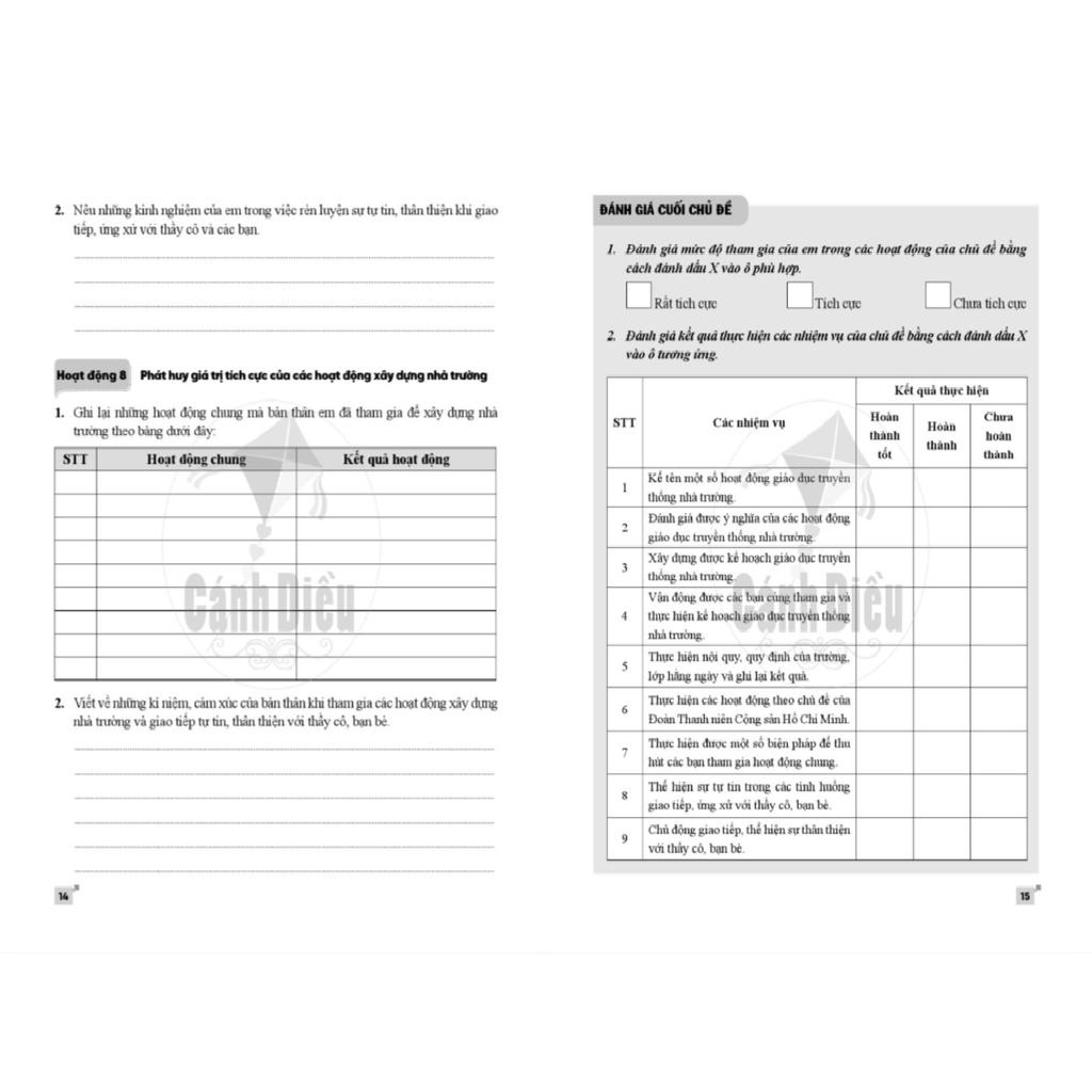 Bài Tập Thực Hành Hoạt Động Trải Nghiệm - Hướng Nghiệp 10