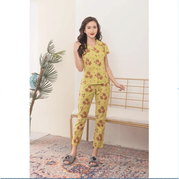 Home wear -Bộ thô quần dài tay dài 2019 - TP0963