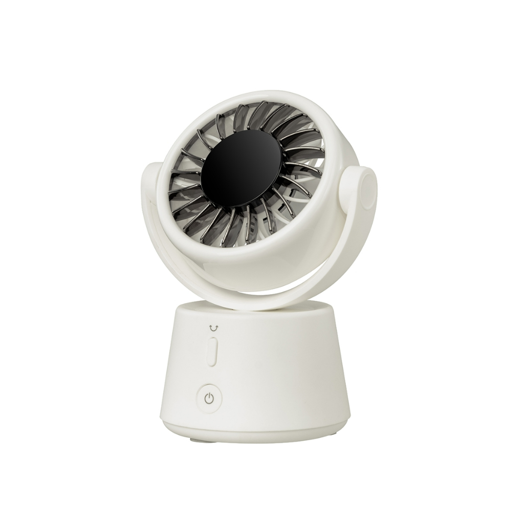 Quạt Để Bàn Mini 5 Mức Độ Gió Xoay Tròn Tự Động LocknLock Mini Desktop ENF336 2 Màu - Hàng Chính Hãng - JoyMall