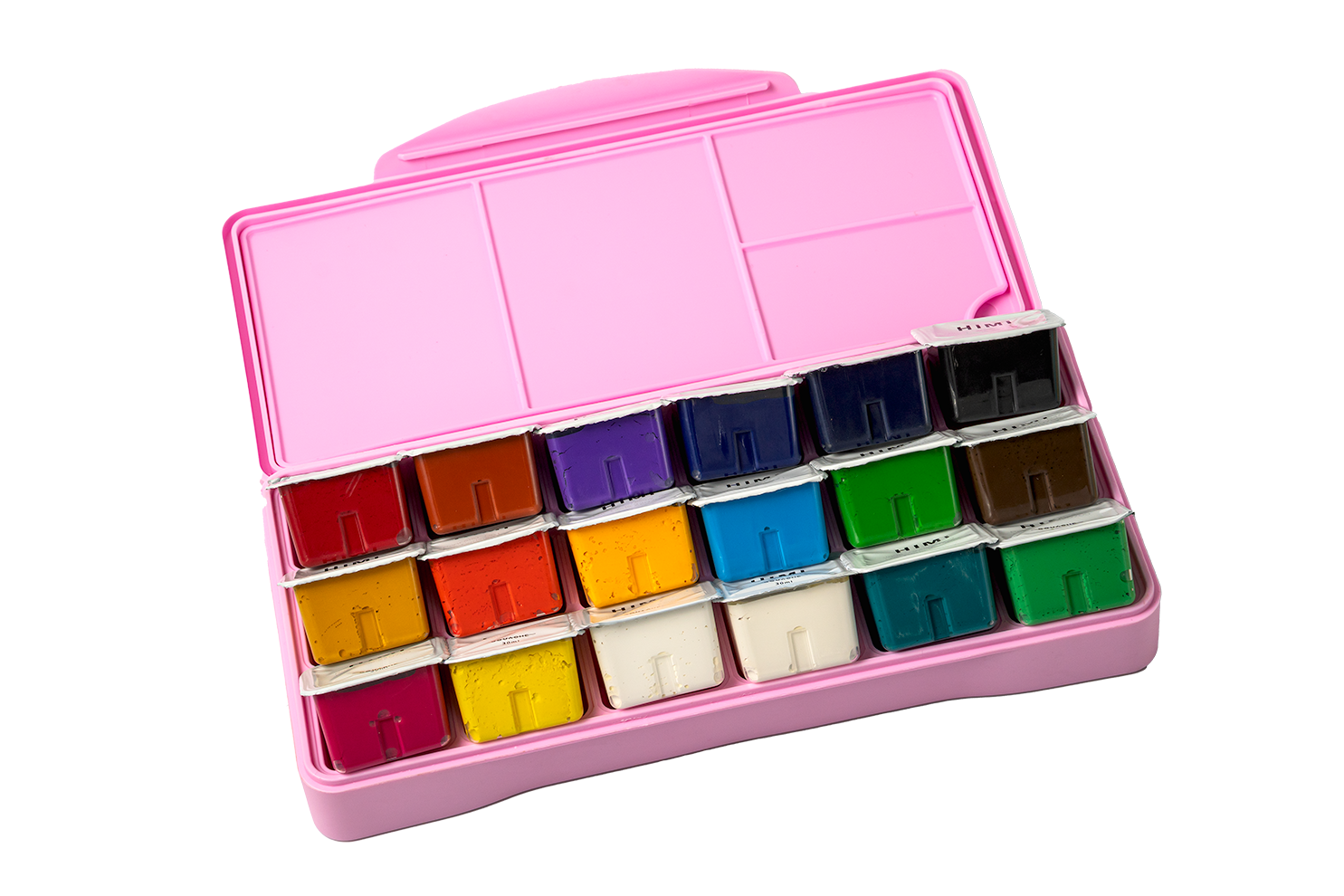 Màu HIMI 18 Colors 30ml Gouache Paint Set Pink Packaging HMP18