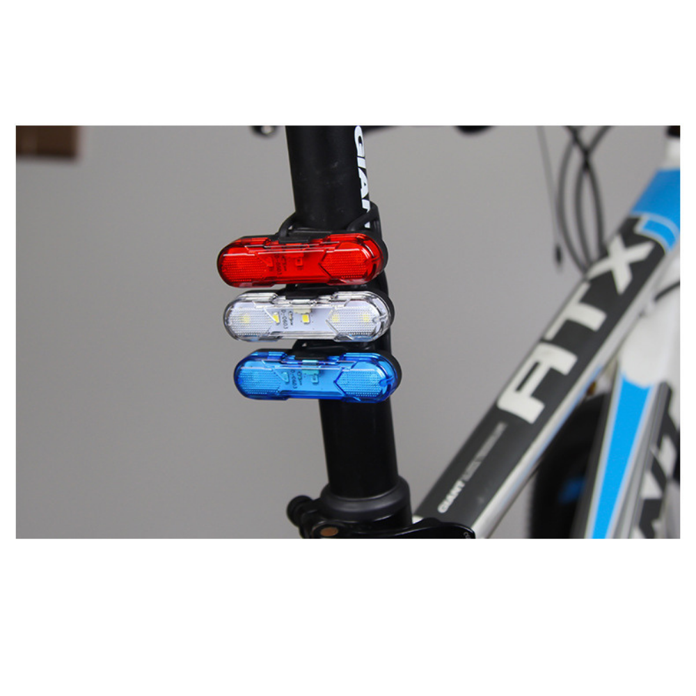 Đèn hậu xe đạp 5 bóng Led Hatsu AS1010 cảnh báo an toàn - Đèn Led nháy tín hiệu gắn xe đạp Giant - Xe đạp thể thao MTB địa hình cảnh báo an toàn trong đêm nhiều chế độ sáng