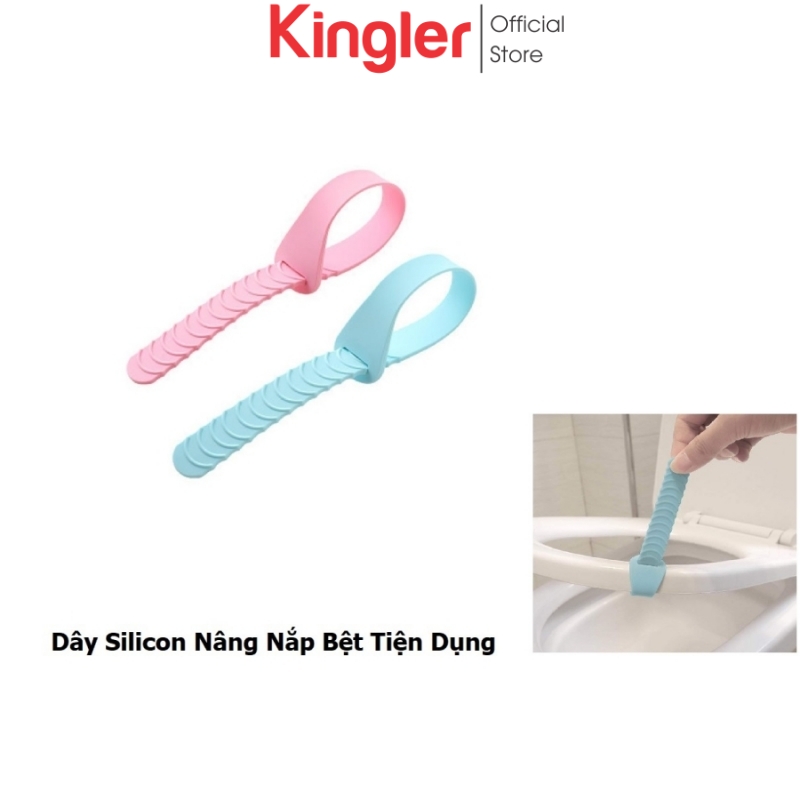 Dây Silicon Lật Nhấc Nắp Bệt Bồn Cầu - Bảo Đảm Vệ Sinh Cho Gia Đình, Sản Phẩm Tiện Dụng Cho Nhà Tắm. Kingler 5214