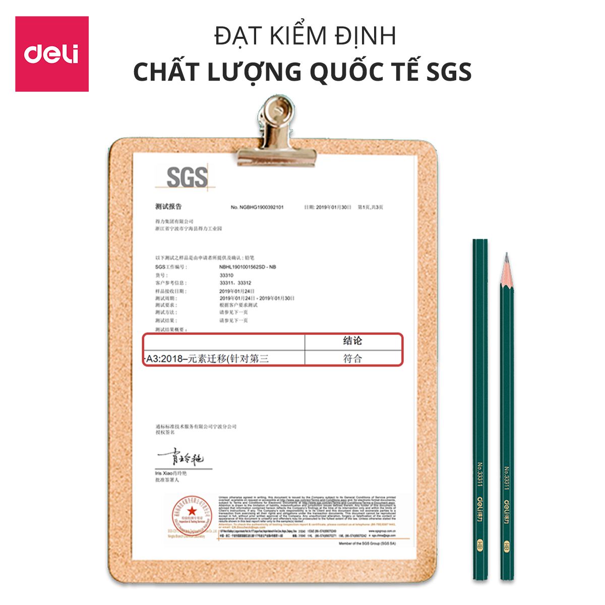 Bút chì lục giác vỉ 10 chiếc Nusign - Tặng kèm gọt bút chì - Loại 2B/HB - 33311 / 33312