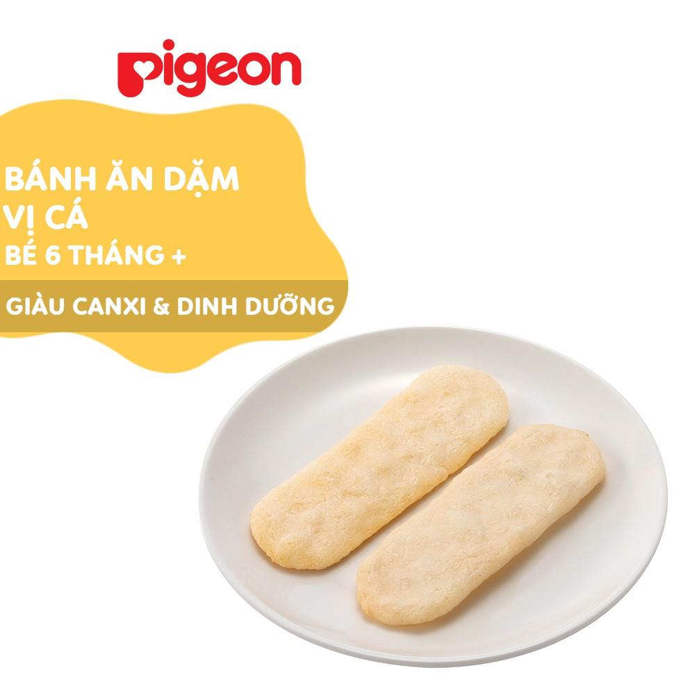 [MUA LÀ CÓ QUÀ] Bánh ăn dặm cho bé vị cá Pigeon 24g (6 túi/hộp)