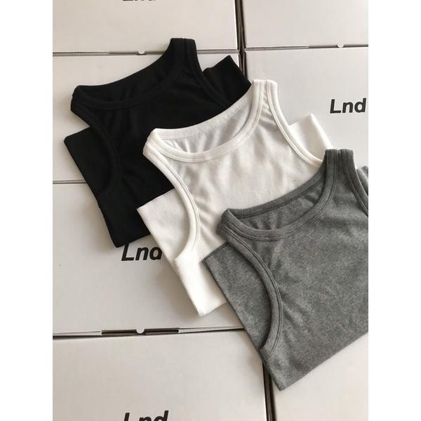 Áo thun ôm ba lỗ trơn basic Vivian Top | LND