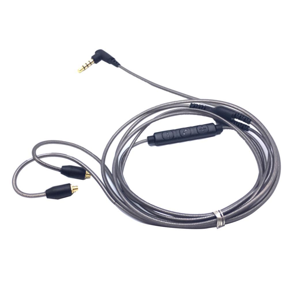 For SE215 SE315 SE425 SE535 SE846 Headphone Cables Mic Volume Control