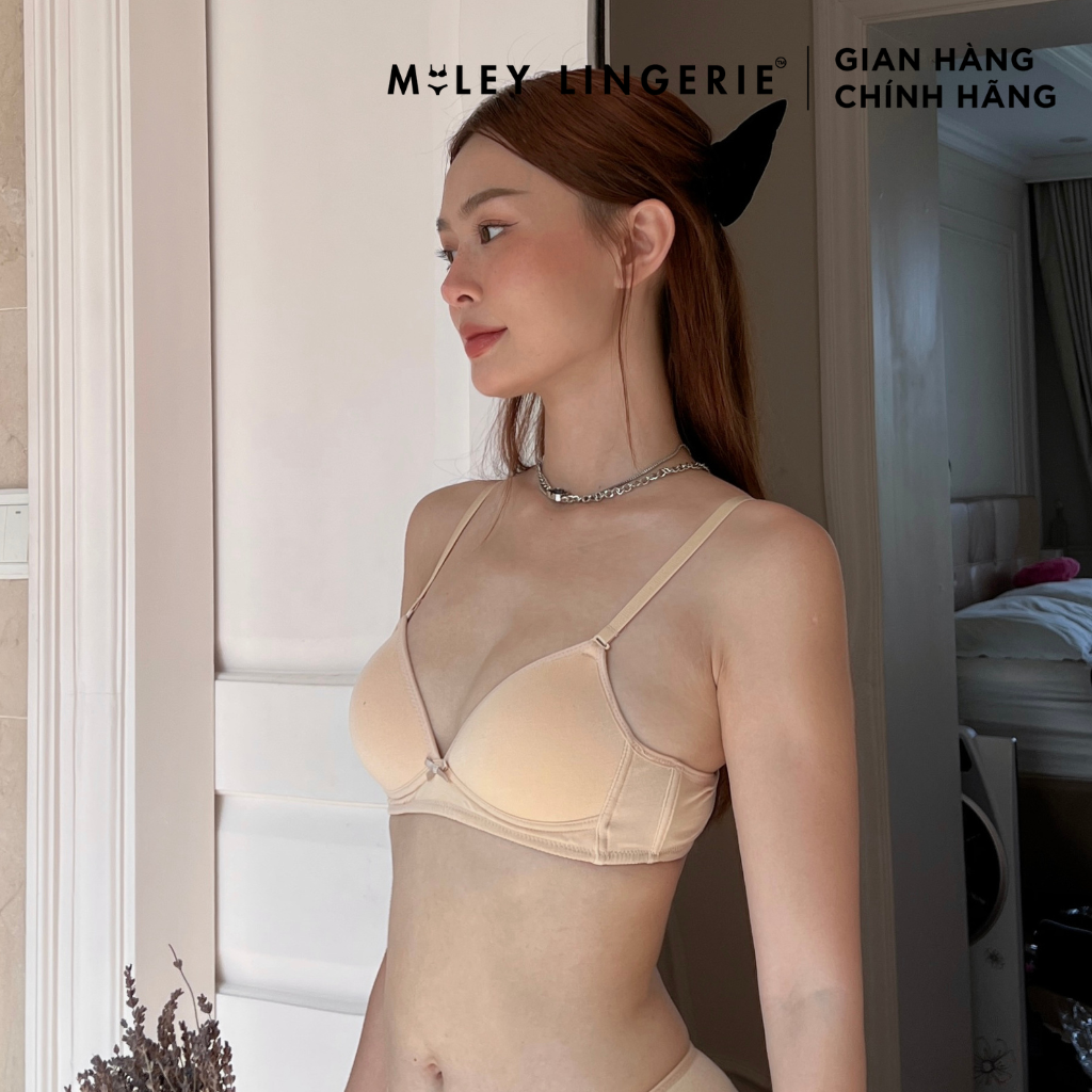 Áo Ngực Nữ Cotton Không Gọng Miley Lingerie BRW09015