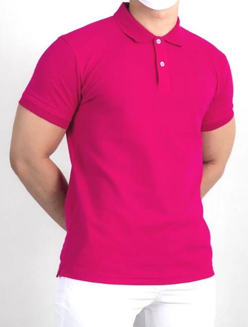 Áo polo nam Oscar de la renta OCMPKSD001PIN