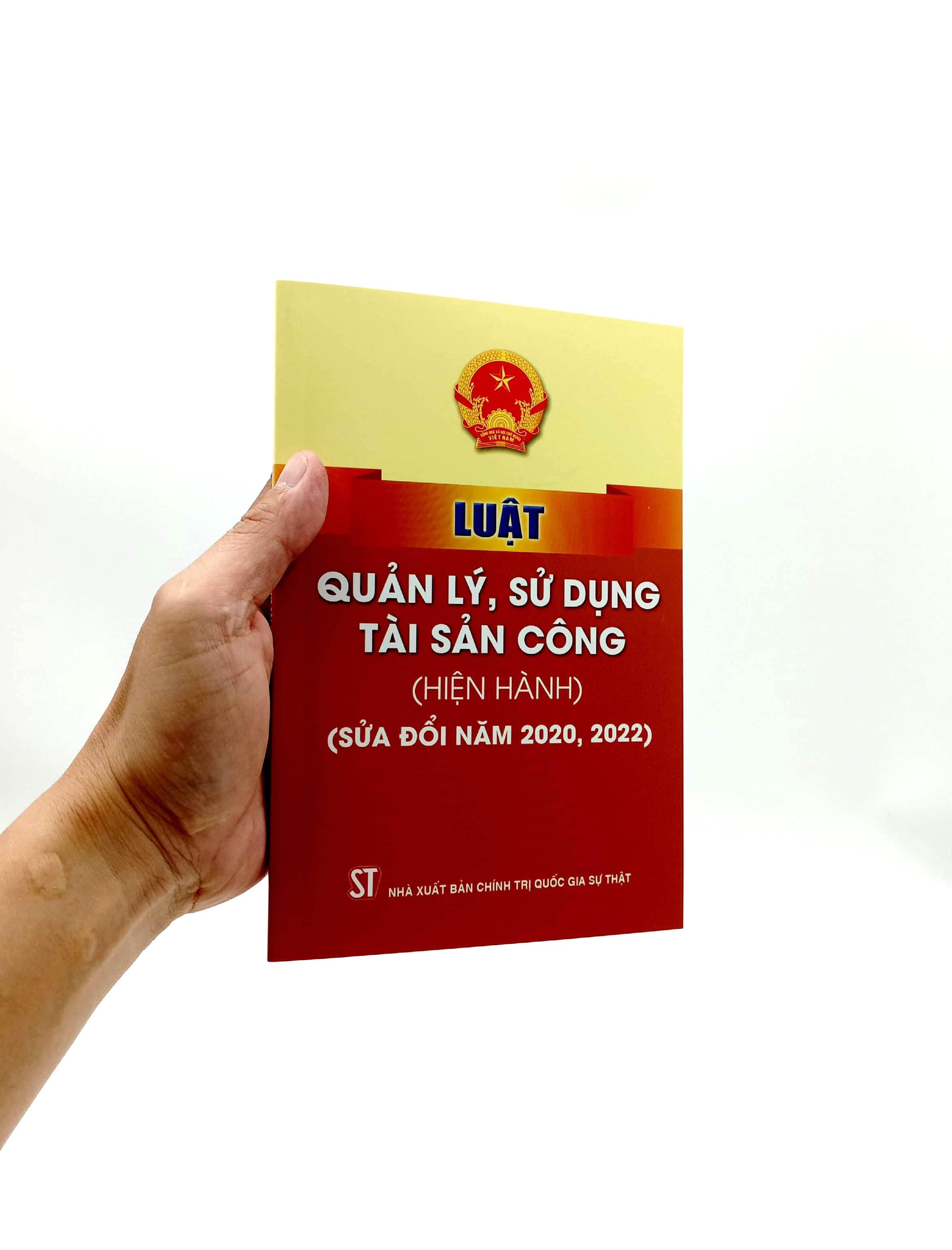 Luật Quản Lý, Sử Dụng Tài Sản Công (Hiện Hành) (Sửa Đổi Năm 2020, 2022)