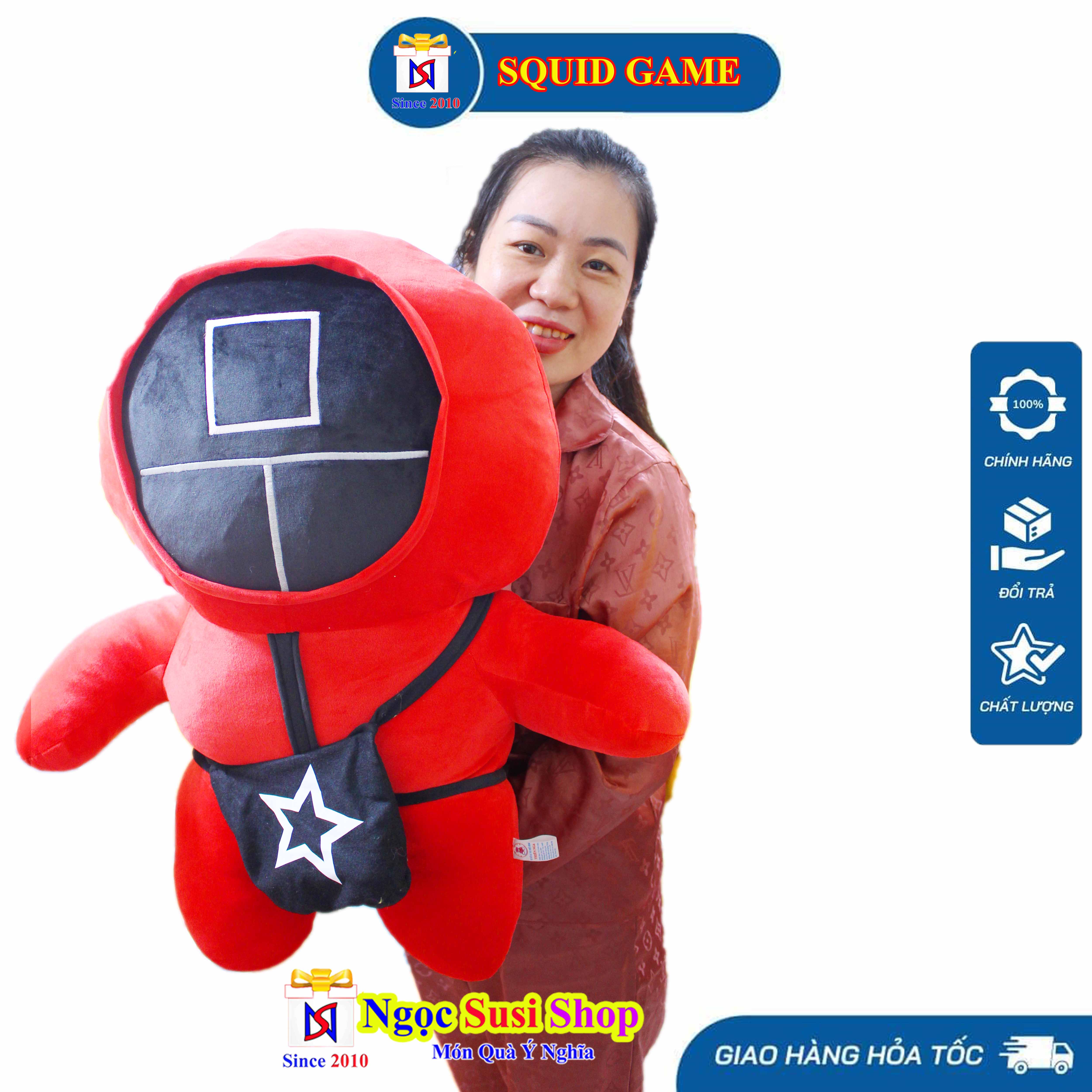 THÚ BÔNG SQUID GAME TRÒ CHƠI CON MỰC KHỔNG LỒ RẤT HOT