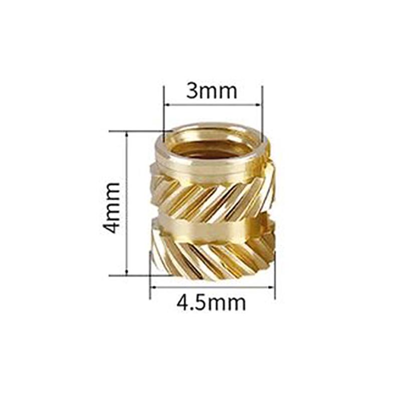 Đồng thau nóng tan chảy đai ốc NUTS ĐÁ