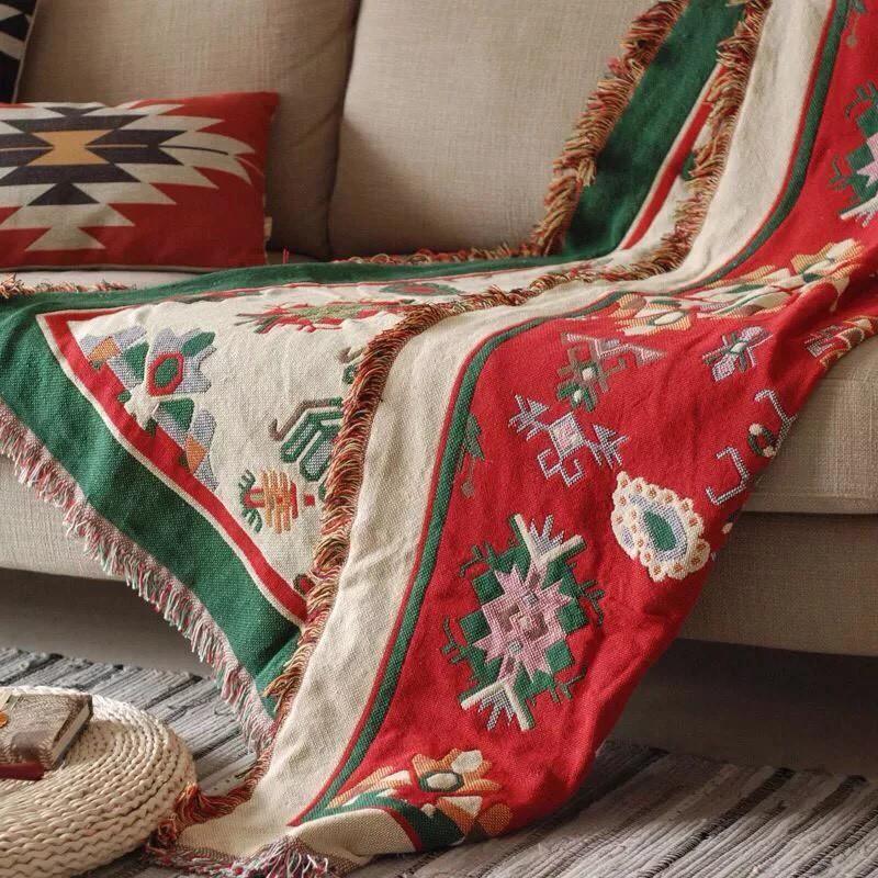 Thảm Thổ Cẩm Bohemian180cm x 230cm Cao Cấp
