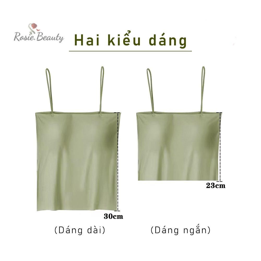 Áo bra cotton trơn cao cấp lót vest ngang ngực dạng ống 2 dây có miếng lót ngực AB/403