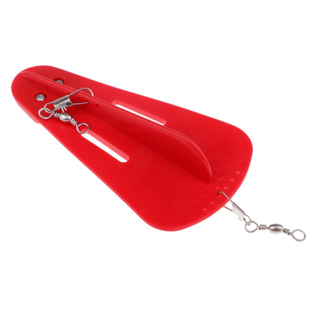 2pcs Trolling Diving Board With Lead Sinker Boat Fishing Diver Board