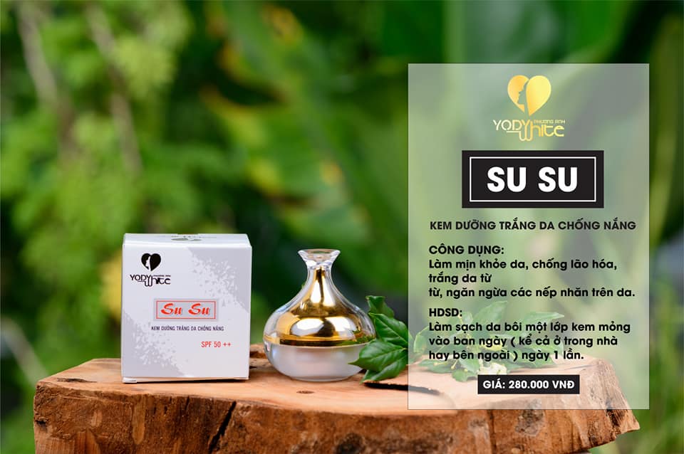 Kem dưỡng trắng da chống nắng - Yody White Phương Anh