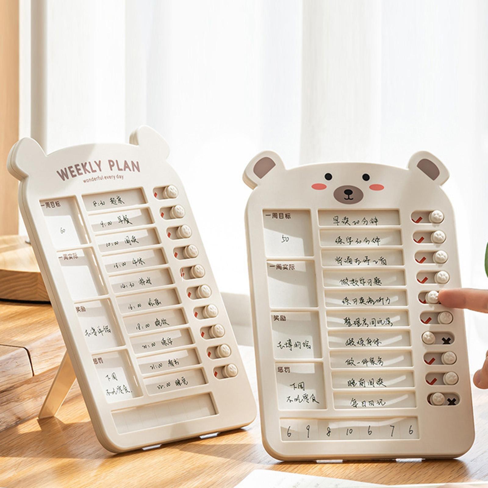 List Board Daily Task Planning Board Chart Memo for RV Office Home