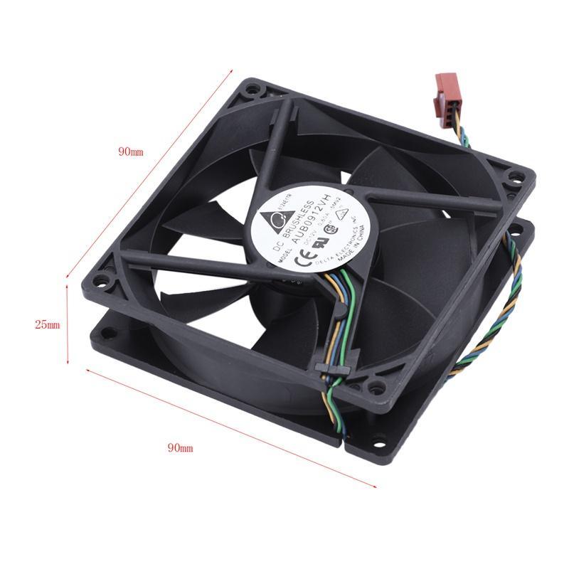 Quạt Tản Nhiệt Cpu Máy Tính 90x90 X 25mm Dc 12v 0.60a 4-pin