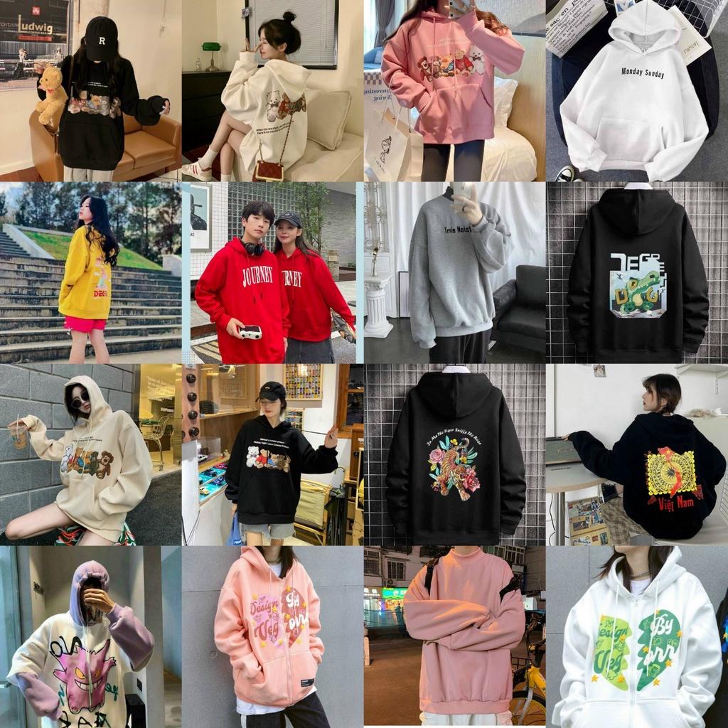 ÁO HOODIE UNISEX Nam Nữ BASIC CAO CẤP