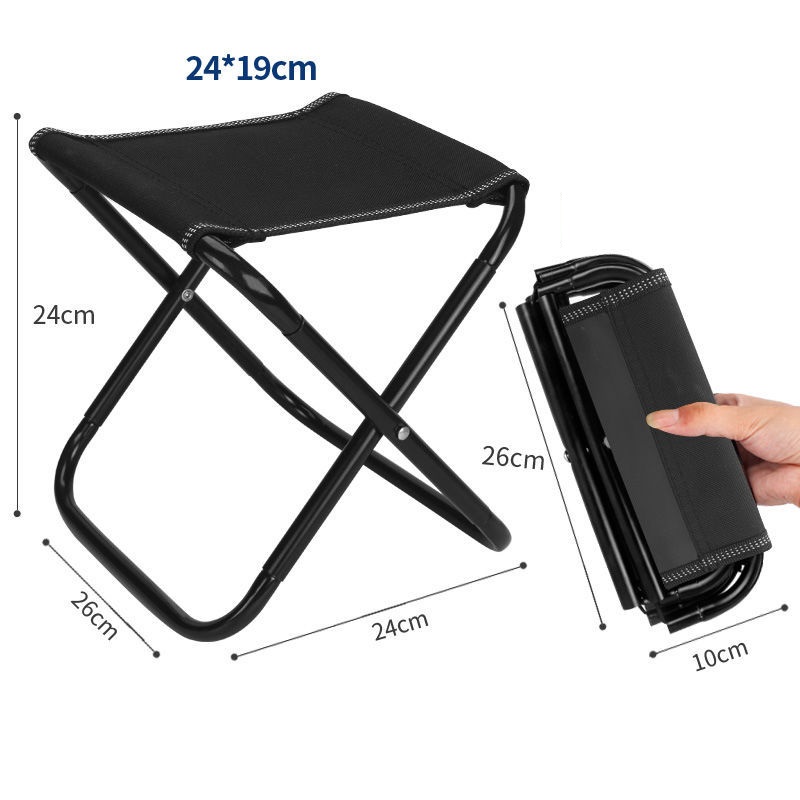 Ghế Xếp Inox Gấp Gọn Sanami Fishing - Ghế Mini Bỏ Túi Dễ Dàng Mang Khi Du Lịch , Dã Ngoại, Câu Cá KK-2