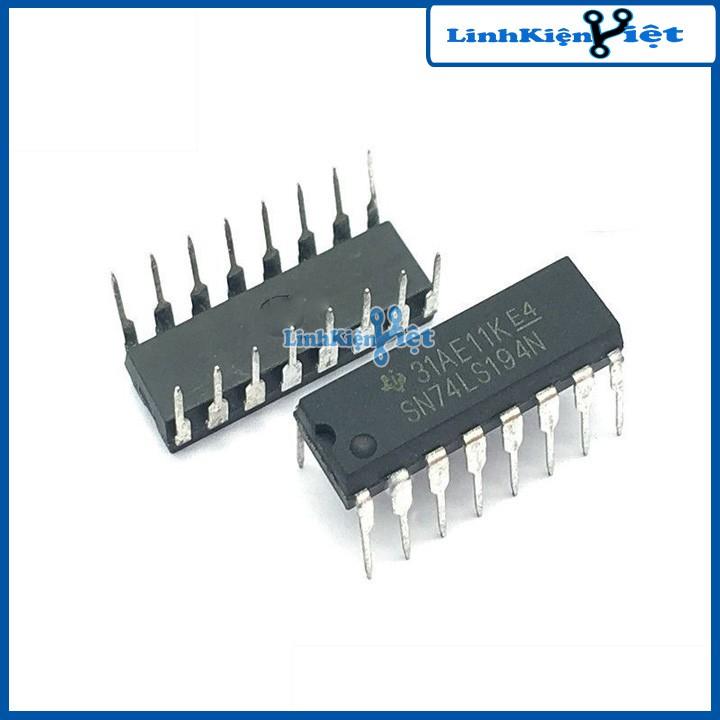 Chíp 74LS194 4-bit Bi-directional Shift Register DIP16