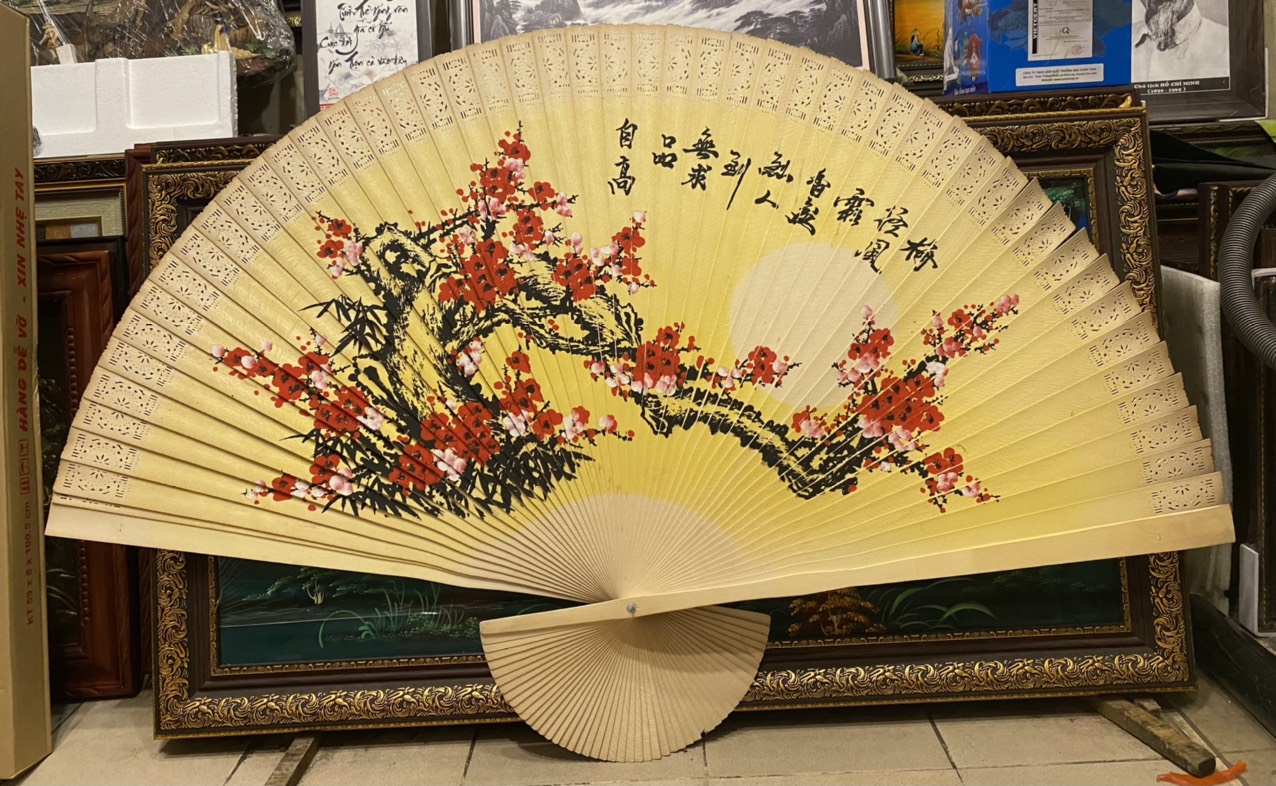 Quạt tranh trang trí nghệ thuật - Q01